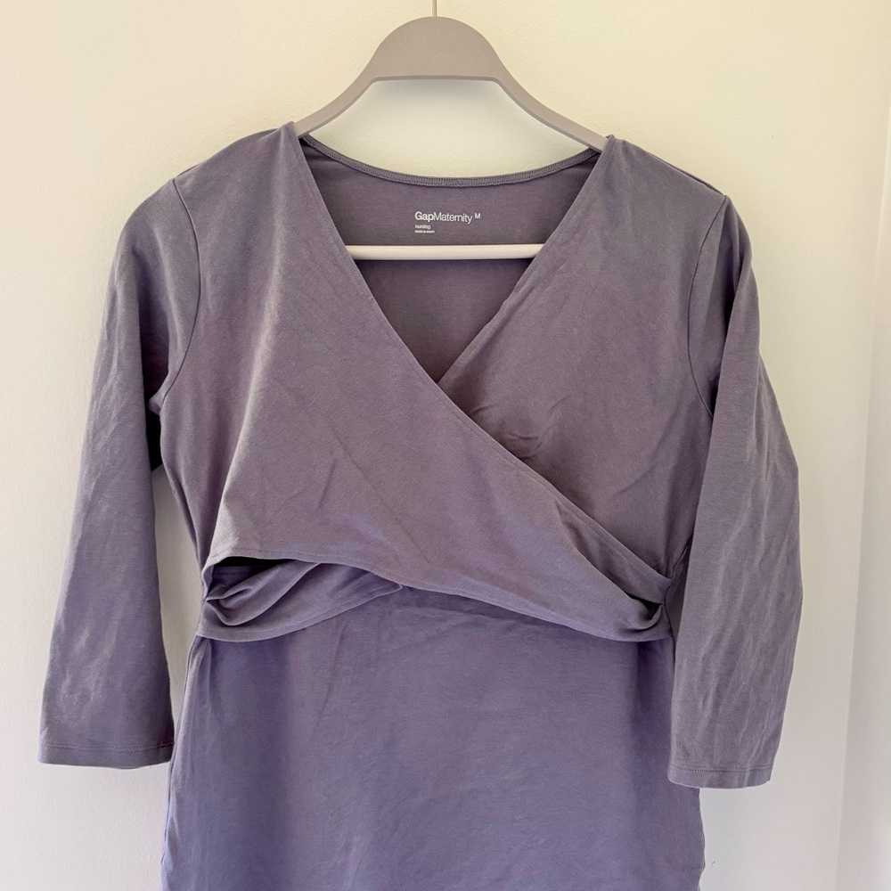 Gap Maternity Wrap nursing top
